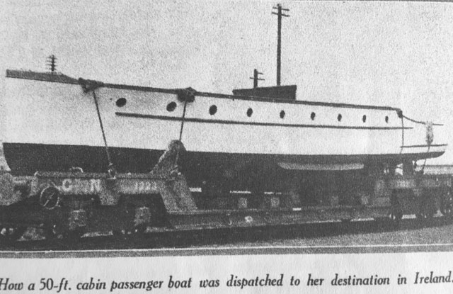 The passenger boat for Lough Erne