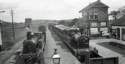 Ballynahinch Junction in the 1930s (Photo: The Belfast & County Down Railway Museum Trust)